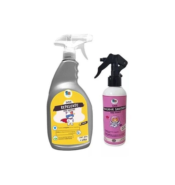 Kit Para Perros Repelente + Educador Sanitario.-0