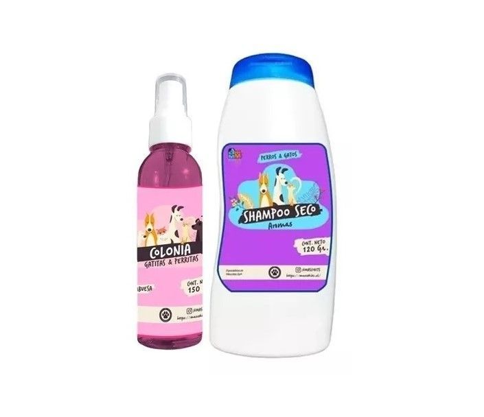 Kit Para Perro Shampoo Seco + Colonia Frambuesa-Fruitilicious-0