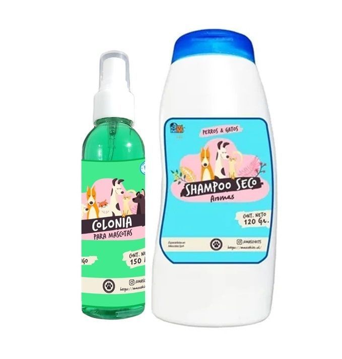 Kit Para Gato Shampoo Seco + Colonia Mango-Coco-0