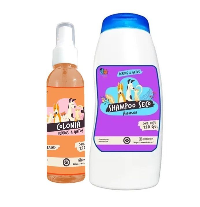 Kit Para Gato Shampoo Seco + Colonia Durazno-Fruitilicious-0