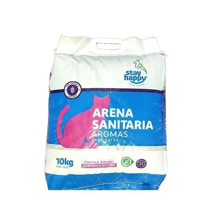 Arena Aglutinante P Gatos 10 Kg Control Olores (2 Sacos)-2