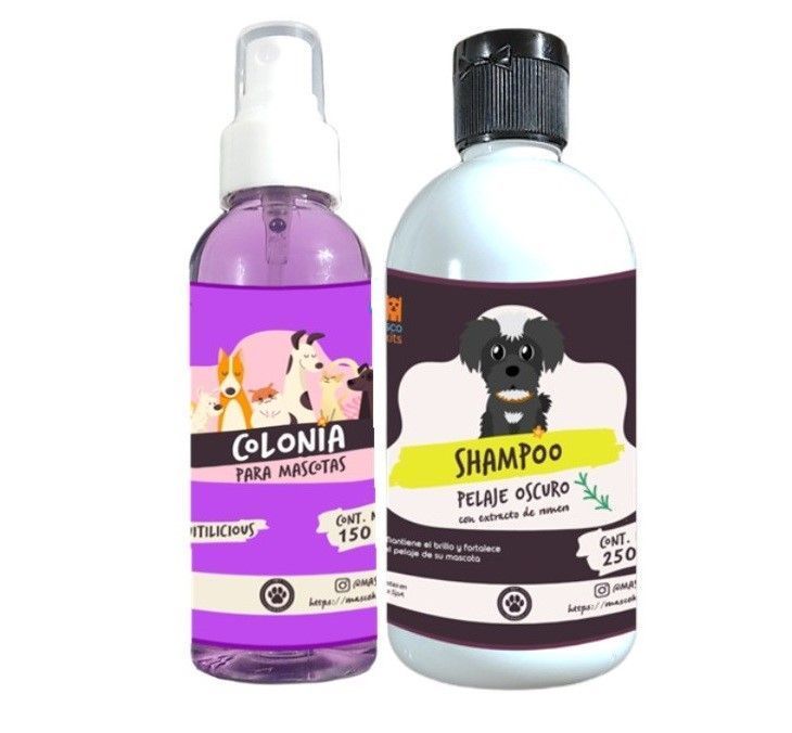 Colonia Para Perro & Perrito Sin Alcohol 150ml+ Shampoo Oscuro-0