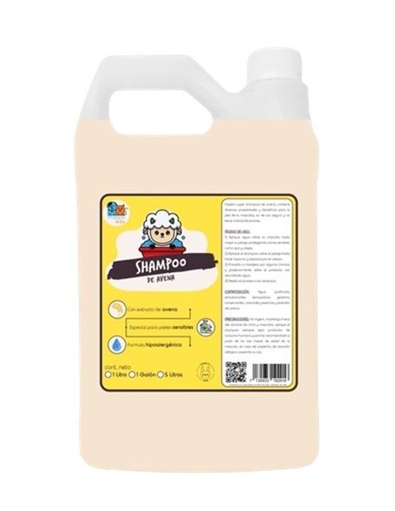 Shampoo De Avena Orgánico 1 Galón Perros & Mascotas-0