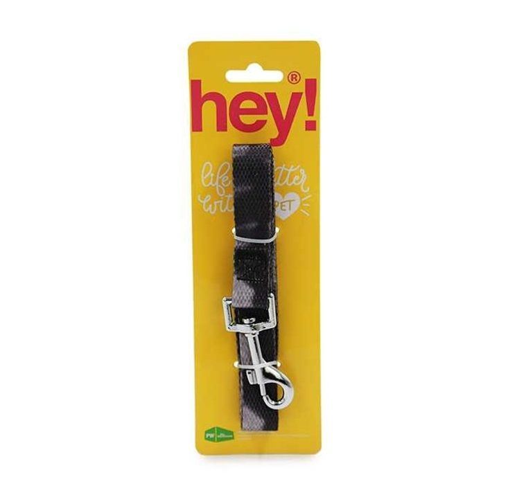 Hey! Correa De Nylon Para Perro 123 Cm De Largo Purpura/Negr-0