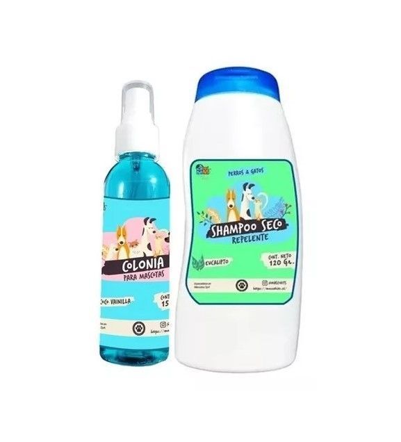 Kit Para Perro Shampoo Seco + Colonia Coco-Eucalipto-0