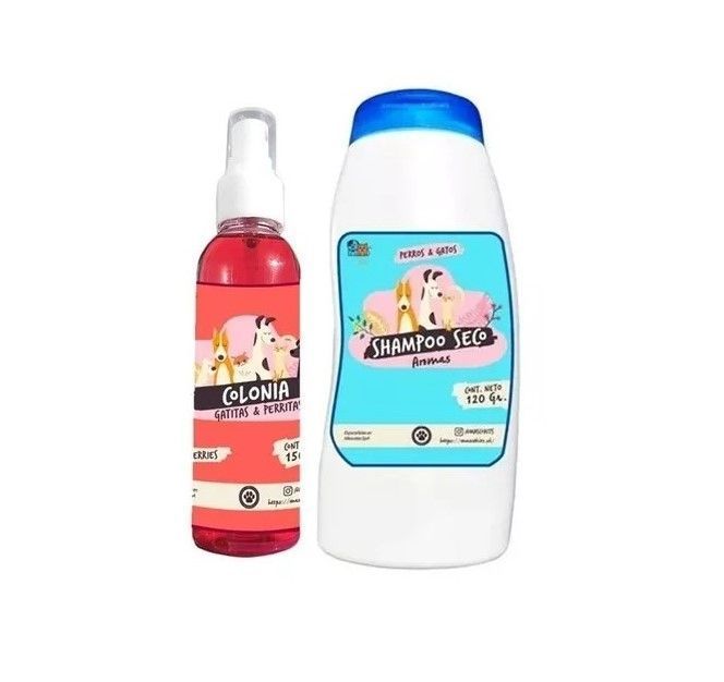 Kit Para Perro Shampoo Seco + Colonia Berries-Coco-0