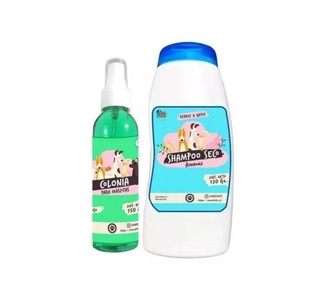 Kit Para Perro Shampoo Seco + Colonia Mango-Coco-0