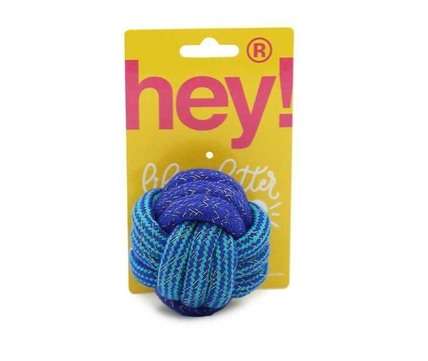Hey Juguete Pelota Con Cuerda Masticable Duradera Perro-0
