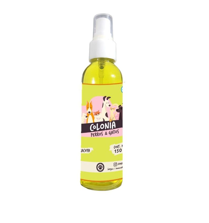  Kit Para Perros Shampoo Avena 400ml + Colonia 150ml Maracuya + Peine-1