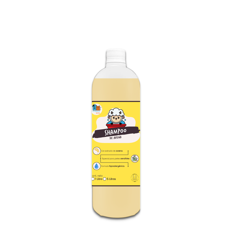 Pack 2 Shampoo Avena Orgánico 1 Litros Perros & Mascotas-1