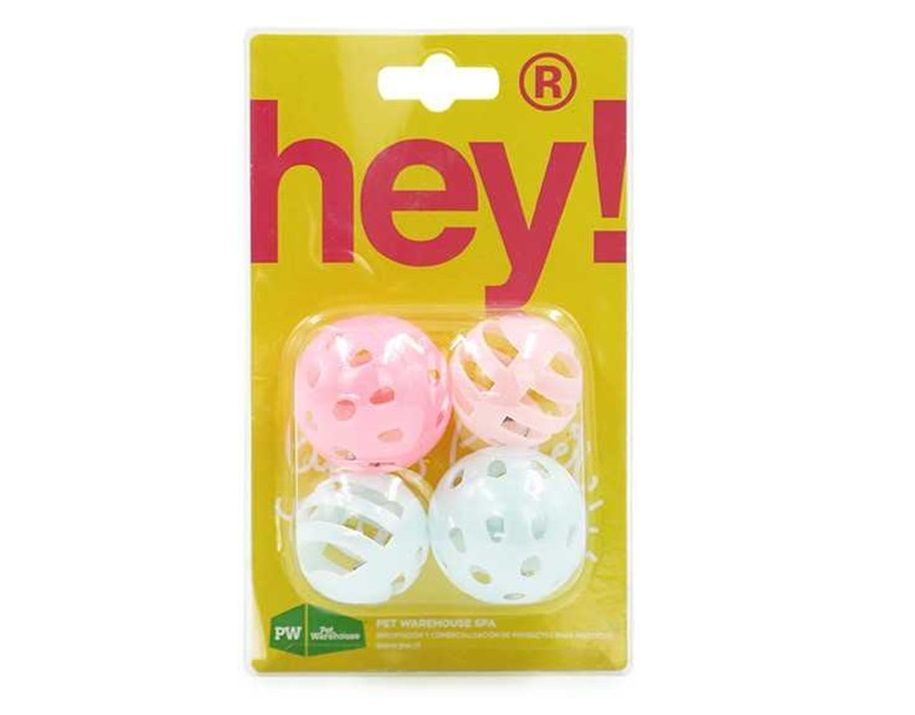 Hey! Juguetes Para Gatos Pelotas De  Colores Entretención-0