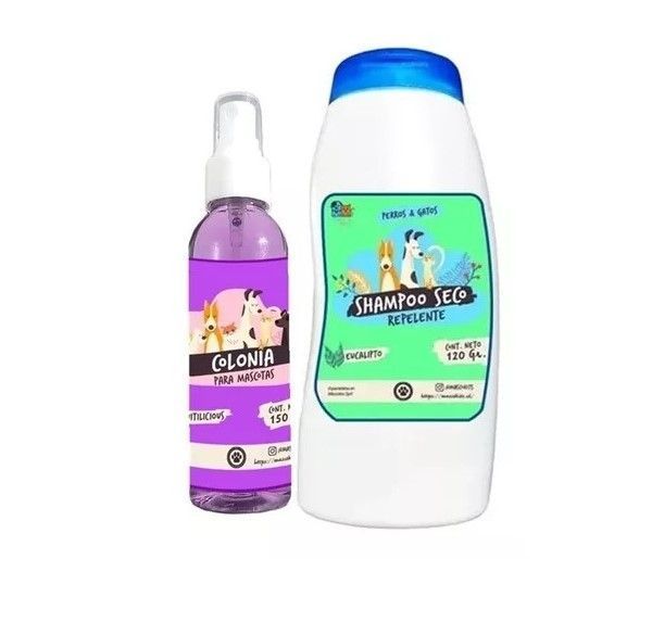 Kit Para Perro Shampoo Seco + Colonia Fruitilicious-Eucalipto-0