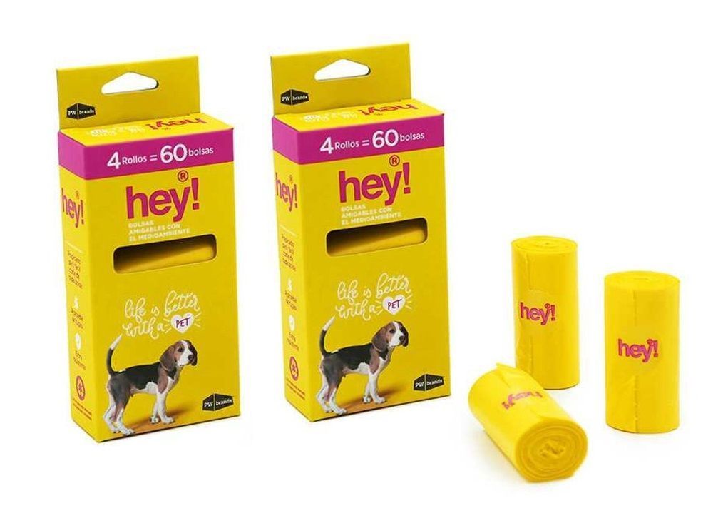 8 Rollos Bolsas De Caca Excremento Biodegradable Perro Pets-0