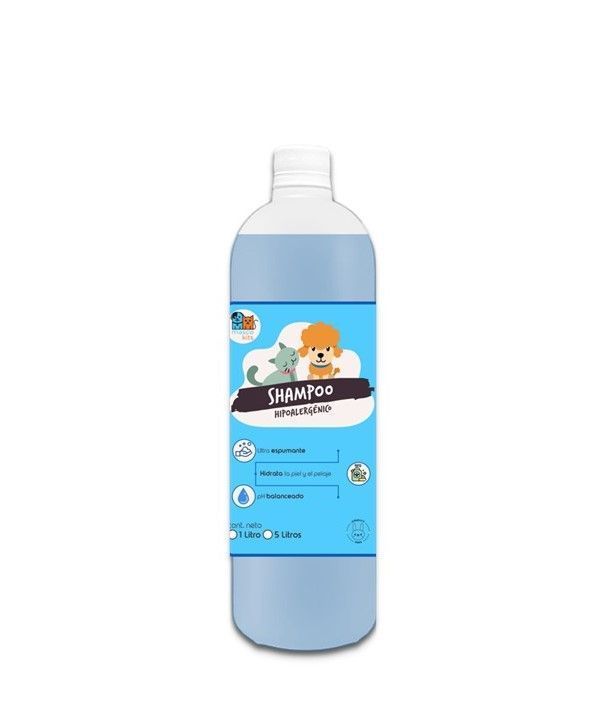 Super Shampoo Hipoalergenico Orgánico 1 Litro Para Mascotas-0