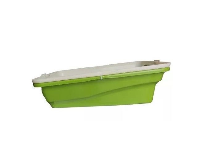 Kit Baño Sanitario Arenero Bandeja Con Borde Verde + Pala 2kg Arena-2