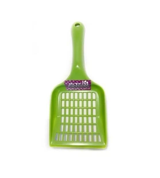 Kit Baño Sanitario Arenero Bandeja Con Borde Verde + Pala 2kg Arena-3
