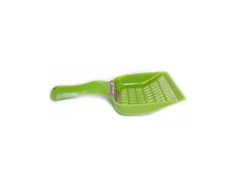 Kit Baño Sanitario Arenero Bandeja Con Borde Verde + Pala 2kg Arena-4