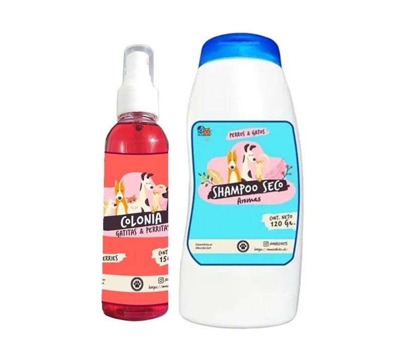 Kit Para Gato Shampoo Seco + Colonia Berries-Coco-0