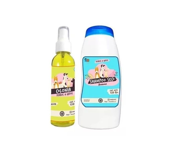 Kit Para Perro Shampoo Seco + Colonia Maracuya-Coco-0