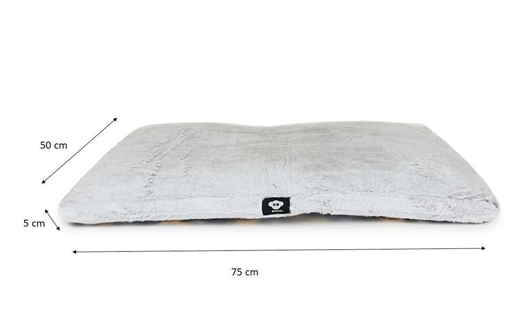 Cama Mascota Perro Gato Colchon Anti Estres 75x50cm Talla M-0