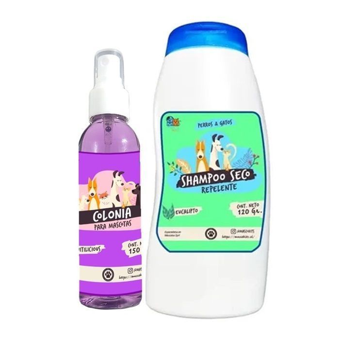 Kit Para Gato Shampoo Seco + Colonia Fruitilicios-Eucalipto-0