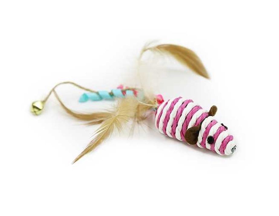 Rascador Gatos Raton Rayado Tañamo 7 Cm Hey!-1