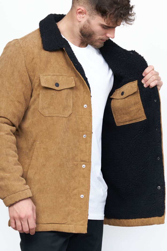 Chaqueta Harvester Camel Hombre Falcone -4