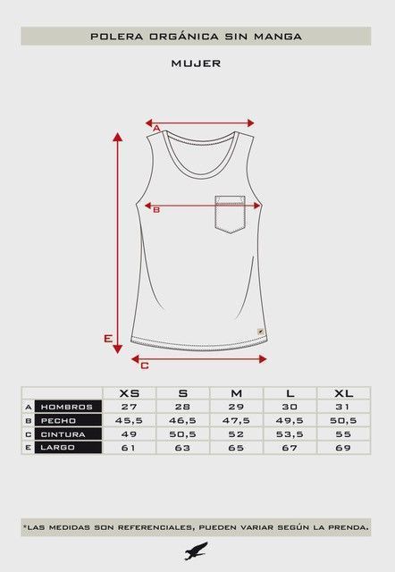 Polera Orgánica Sin Mangas Tiger Ray Mujer Falcone-3
