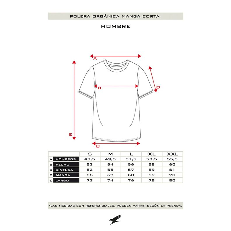 Polera Orgánica Soul Mind Hombre Falcone Falcone-3