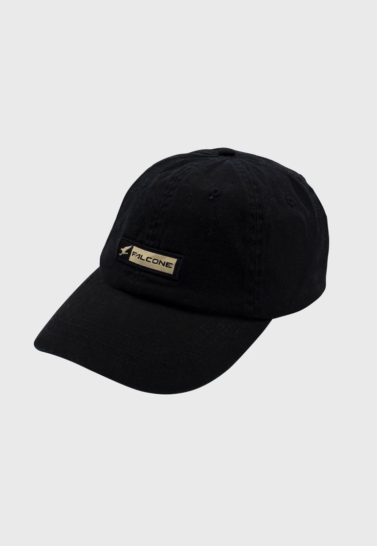 Gorro Rectangular Logo Negro Falcone-1