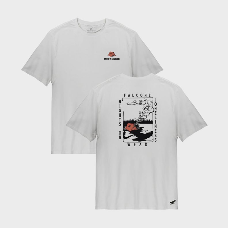Polera Orgánica Nights on Loneliness Hombre Falcone Falcone-2
