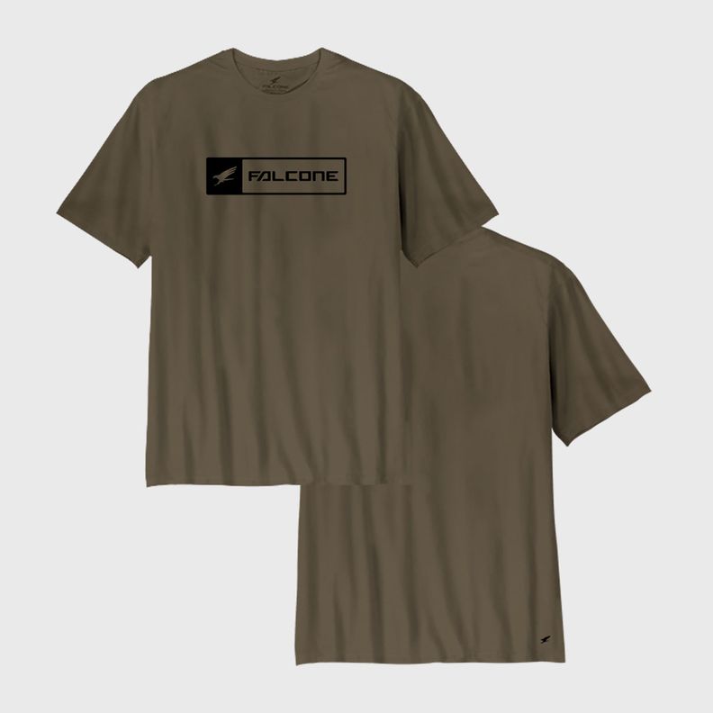Polera Orgánica Rectangular Logo V2 Hombre Falcone Falcone-2
