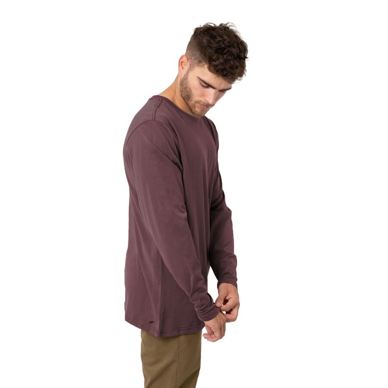 Polera Orgánica Manga Larga Classic Hombre Falcone-1