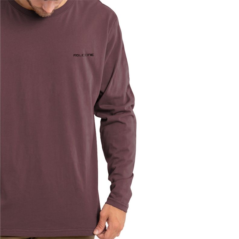 Polera Orgánica Manga Larga Classic Hombre Falcone-3