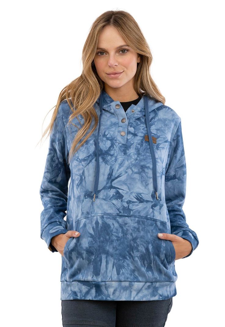 Polerón Tie-Dye Wild Mujer Falcone-1