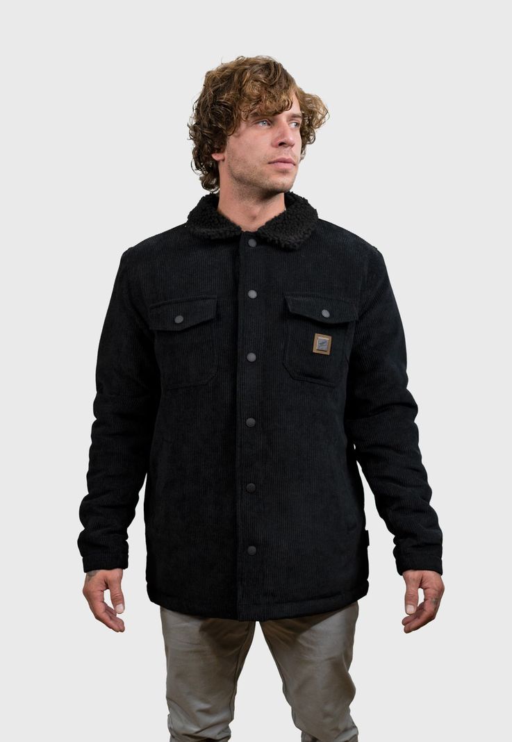 Chaqueta Harvester Negro Hombre Falcone-0