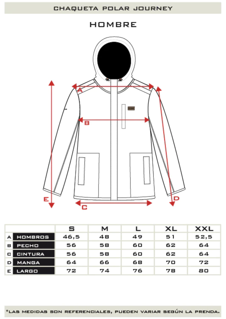 Chaqueta Polar Journey Hombre Falcone -5