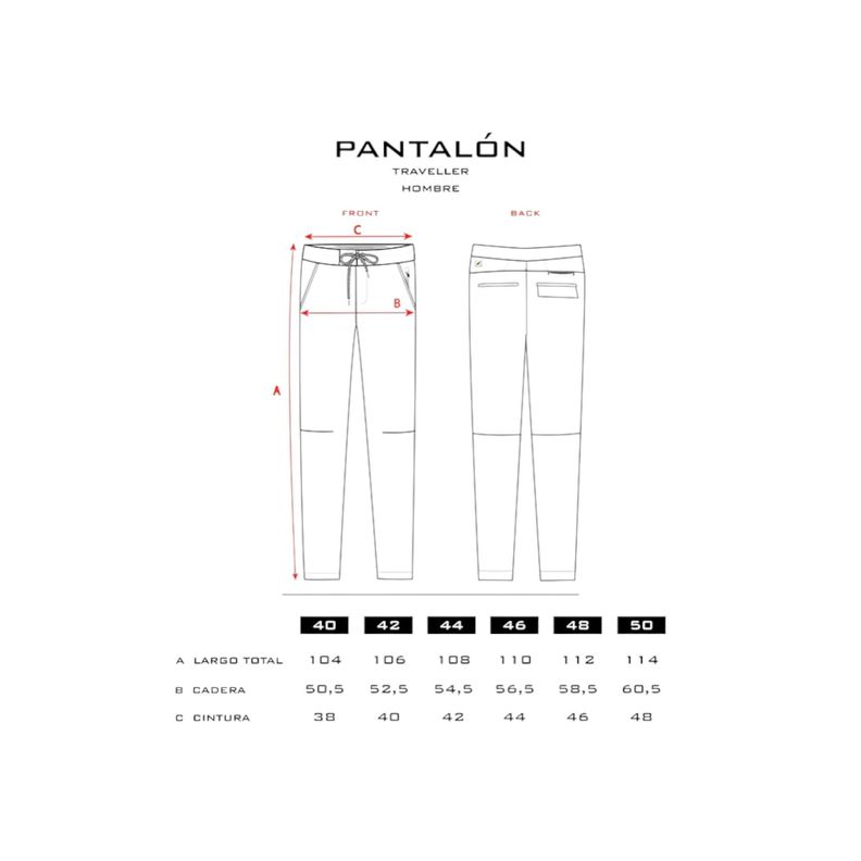 Pantalón Traveller Hombre Falcone-2