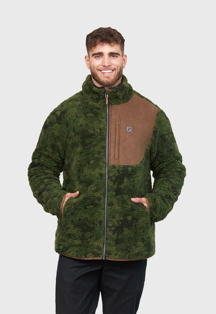 Chaqueta Chiporro Lumber Print Camo Hombre Falcone-0
