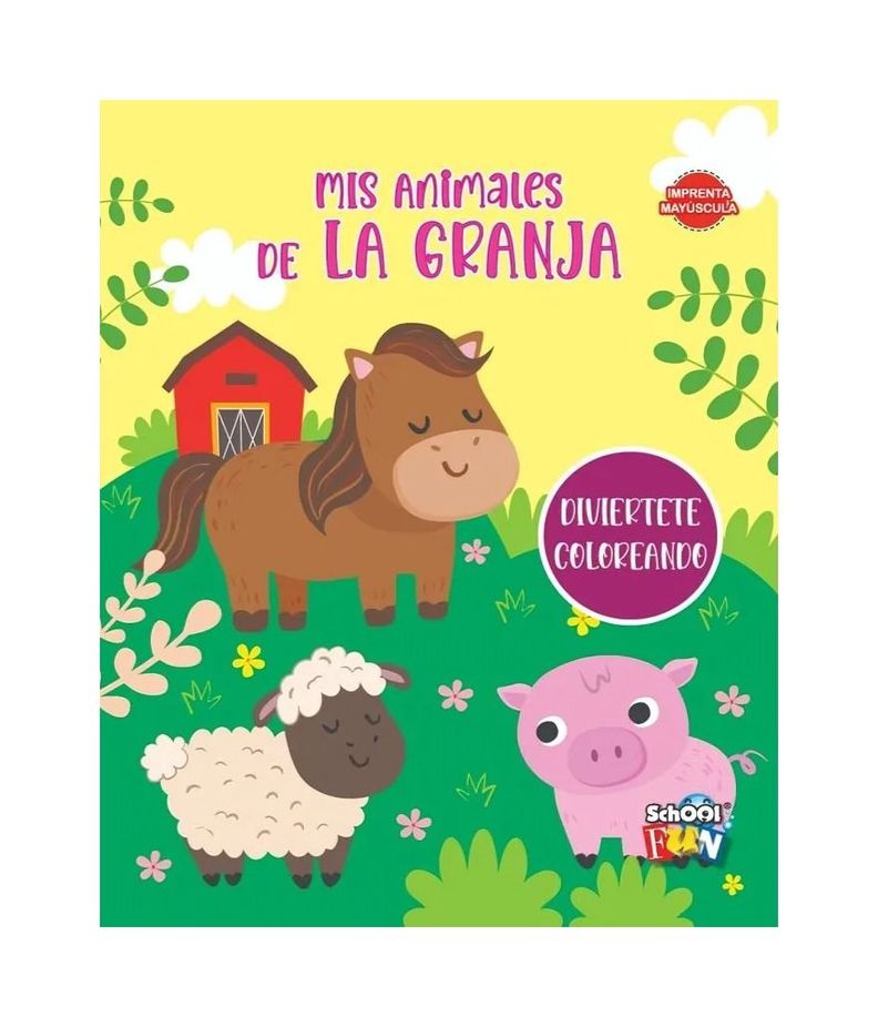 LIBRO DIVIERTETE COLOREANDO- MIS ANIMALES DE LA GRANJA | VA-0