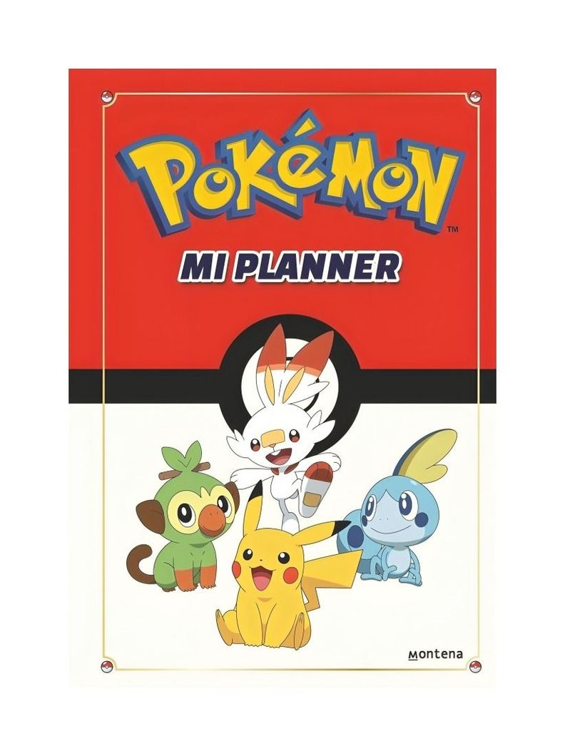 Planner De Pokémon | The Pokémon Company | MONTENA | 019-0