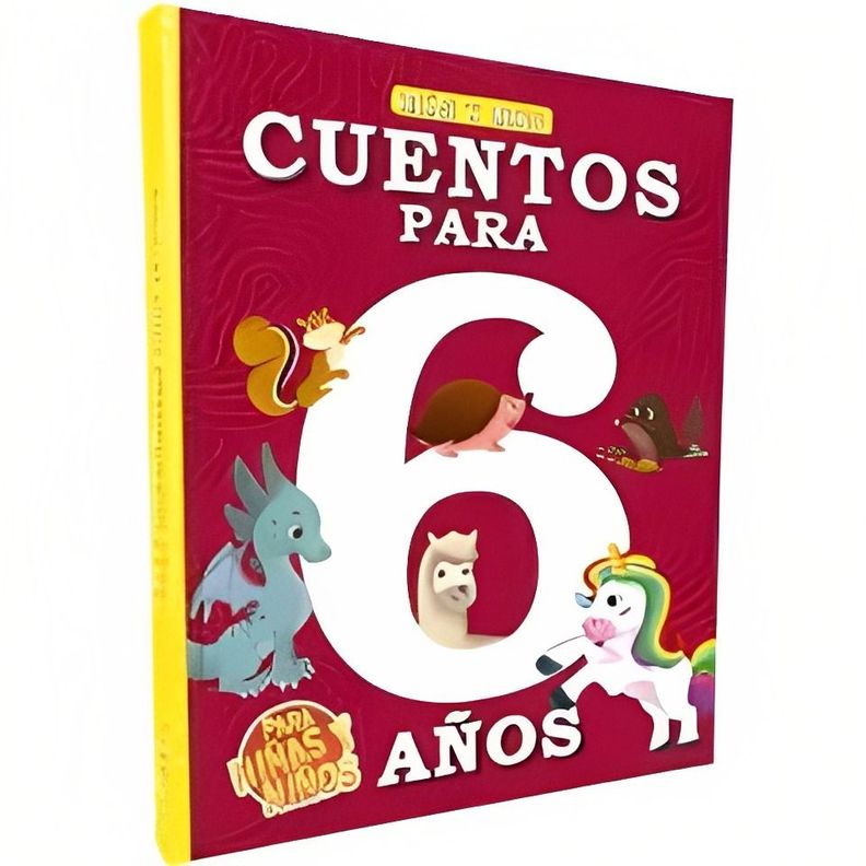 LIBRO CUENTOS PARA NIÑAS Y NIÑOS 6 AÑOS |866-0