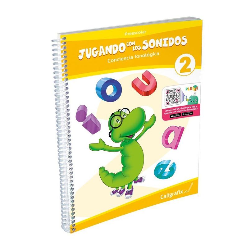 JUGANDO CON LOS SONIDOS Nº2 -REALIDAD AUMENTADA. Editorial: Editorial Caligrafix-0