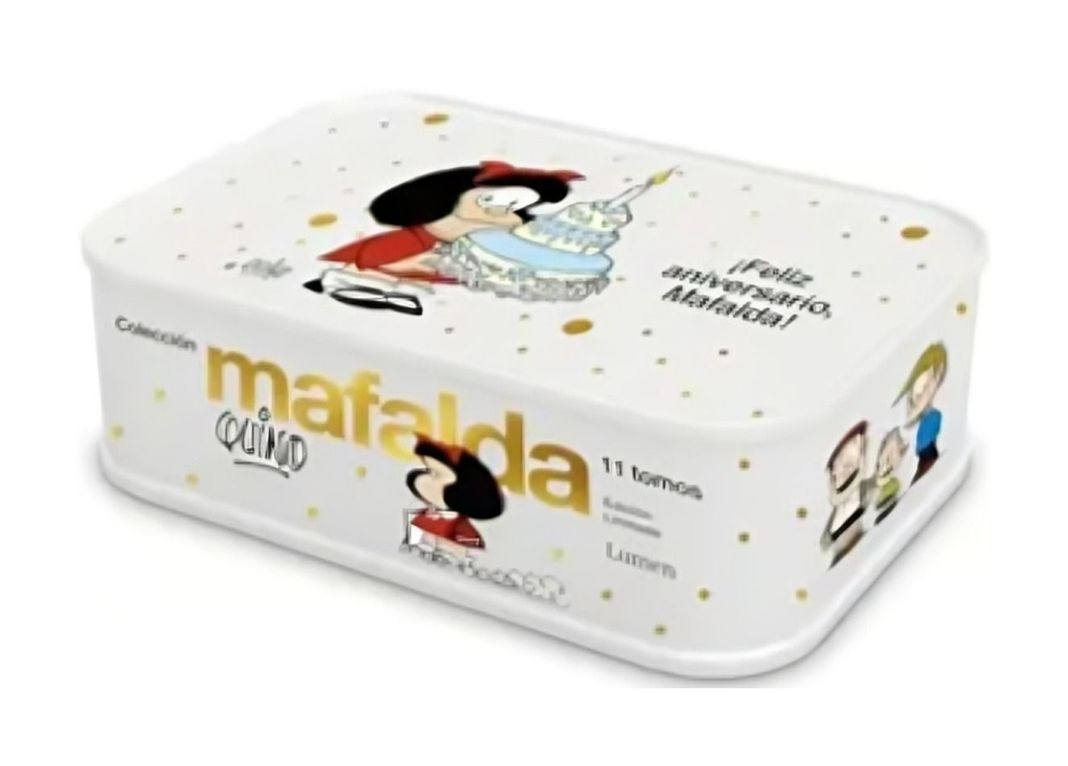 Colección Mafalda: 11 Tomos En Una Caja De Lata (Edición ¡F-0