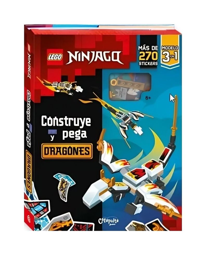 LEGO NINJAGO CONSTRUYE Y PEGA: DRAGONES | RECLASIFICAR |-0