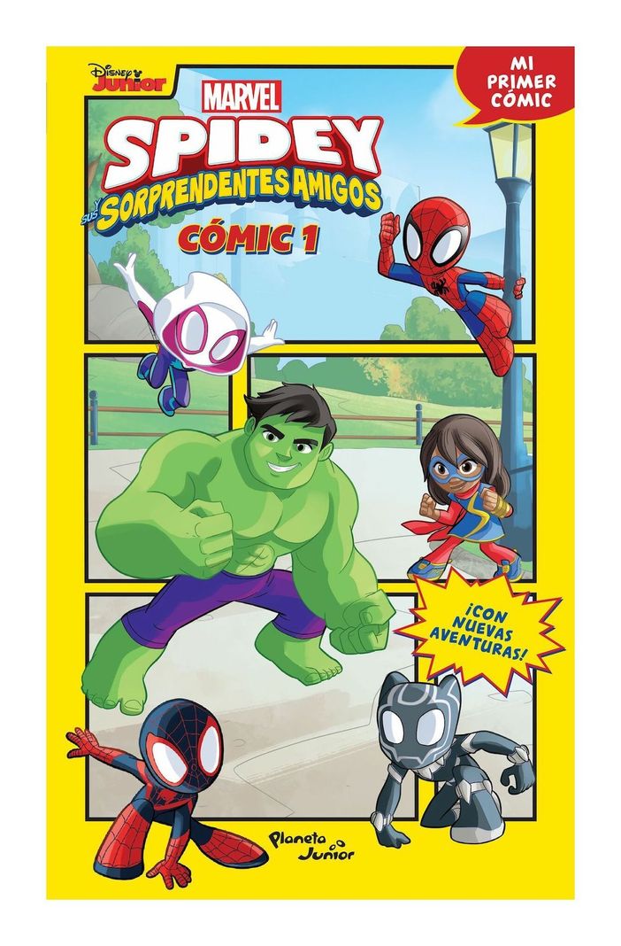 LIBRO SPIDEY Y SUS SORPRENDENTES AMIGOS. CÓMIC 1 / MARVEL / PLANETA JUNIOR-0