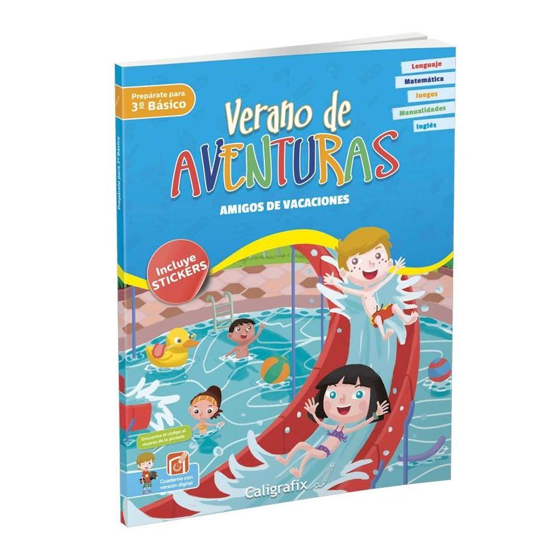 VERANO DE AVENTURAS - AMIGOS DE VACACIONES. Editorial: Editorial Caligrafix-0