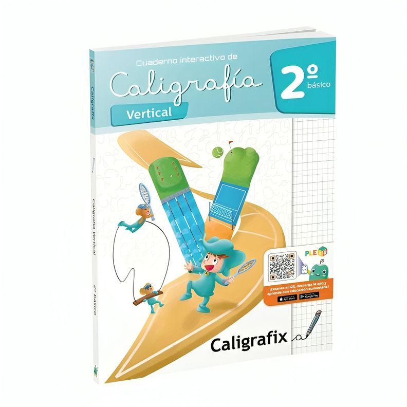CALIGRAFIA VERTICAL 2 BÁSICO-INTERACTIVO. Editorial: Editorial Caligrafix-0