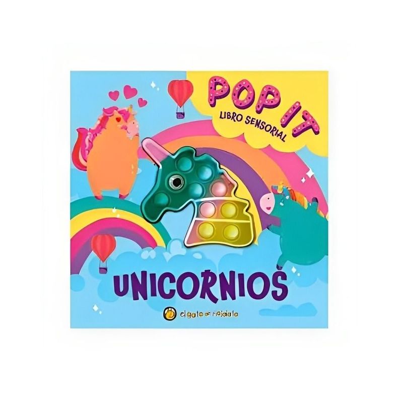 Pop It Libro Sensorial - Unicornios | 440-0