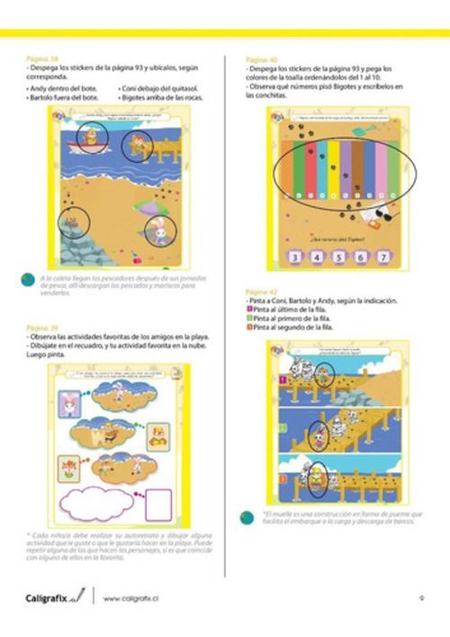 VERANO DE AVENTURAS. PREPARATE PARA KINDER. Editorial: Editorial Caligrafix-2